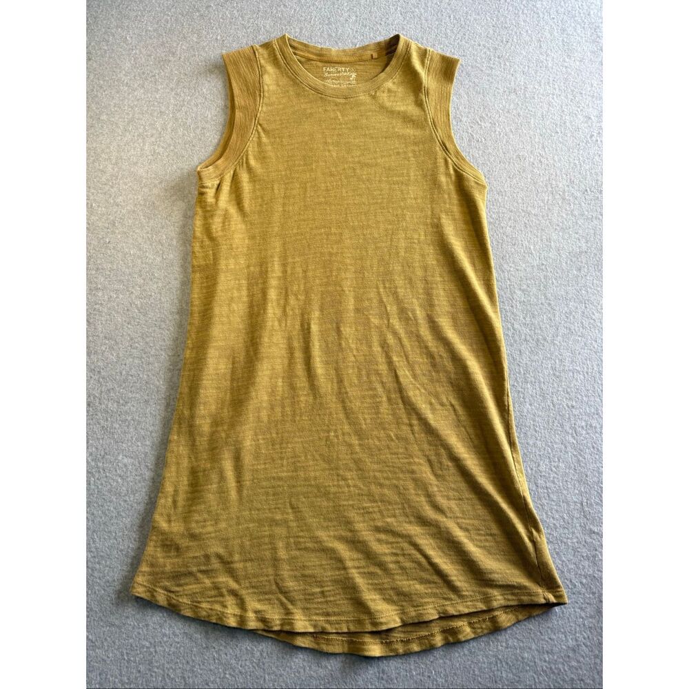 faherty sunwashed organic cotton dress S